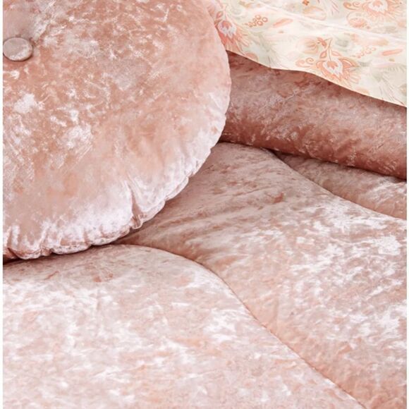 WHIM BY MARTHA STEWART COLLECTION Velvet Wave Comforter Sets, Twin/Twin XL.Blush - Picture 3 of 4
